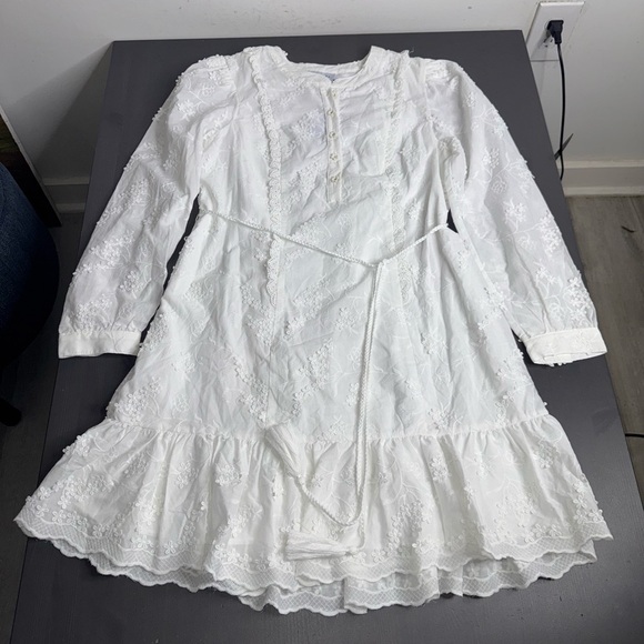 Cartolina Nantucket Allyson Dress In White NWT - Picture 4 of 13